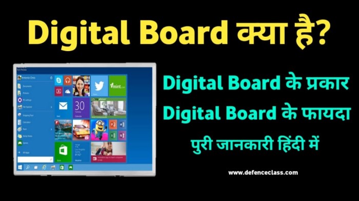 Digital Board Kya hai, What is Digital Board, डिजिटल बोर्ड क्या है