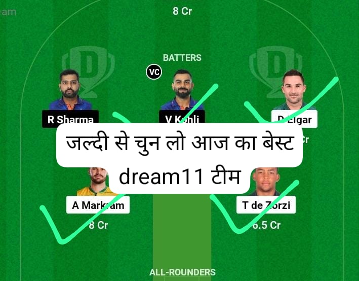 India vs South Africa 1st Test Dream11 Prediction In Hindi: 2 करोड़ जीतने वाले dream11 टीम इस तरह खिलाड़ियों को बनाए कप्तान एवं उप कप्तान