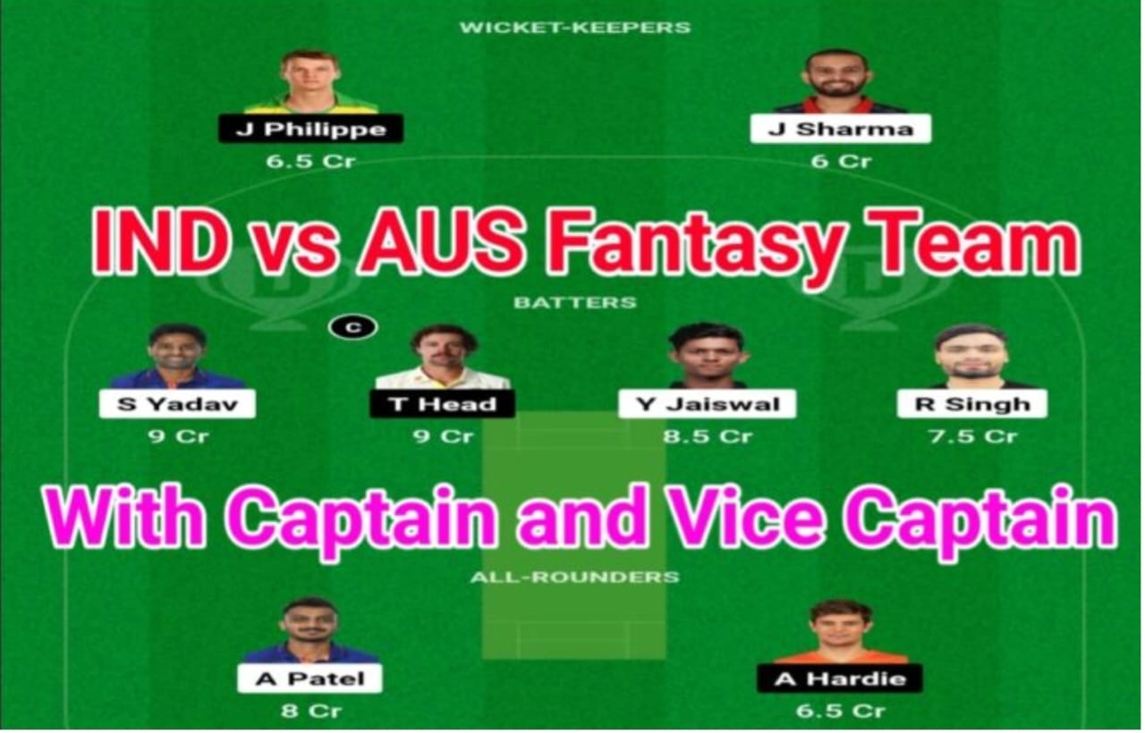 IND VS AUS 5th T20 Dream11 Team Captain And vice Captain:ऋतुराज गायकवाड तथा यशस्वी जायसवाल को बनाए Dream11 का कप्तान, पांचवें T20 मैच में इन धुरंधर खिलाड़ियों को करें शामिल